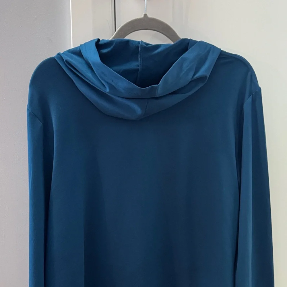 Men’s Conquer ALO Yoga Teal Hoodie NWOT - Picture 8 of 9